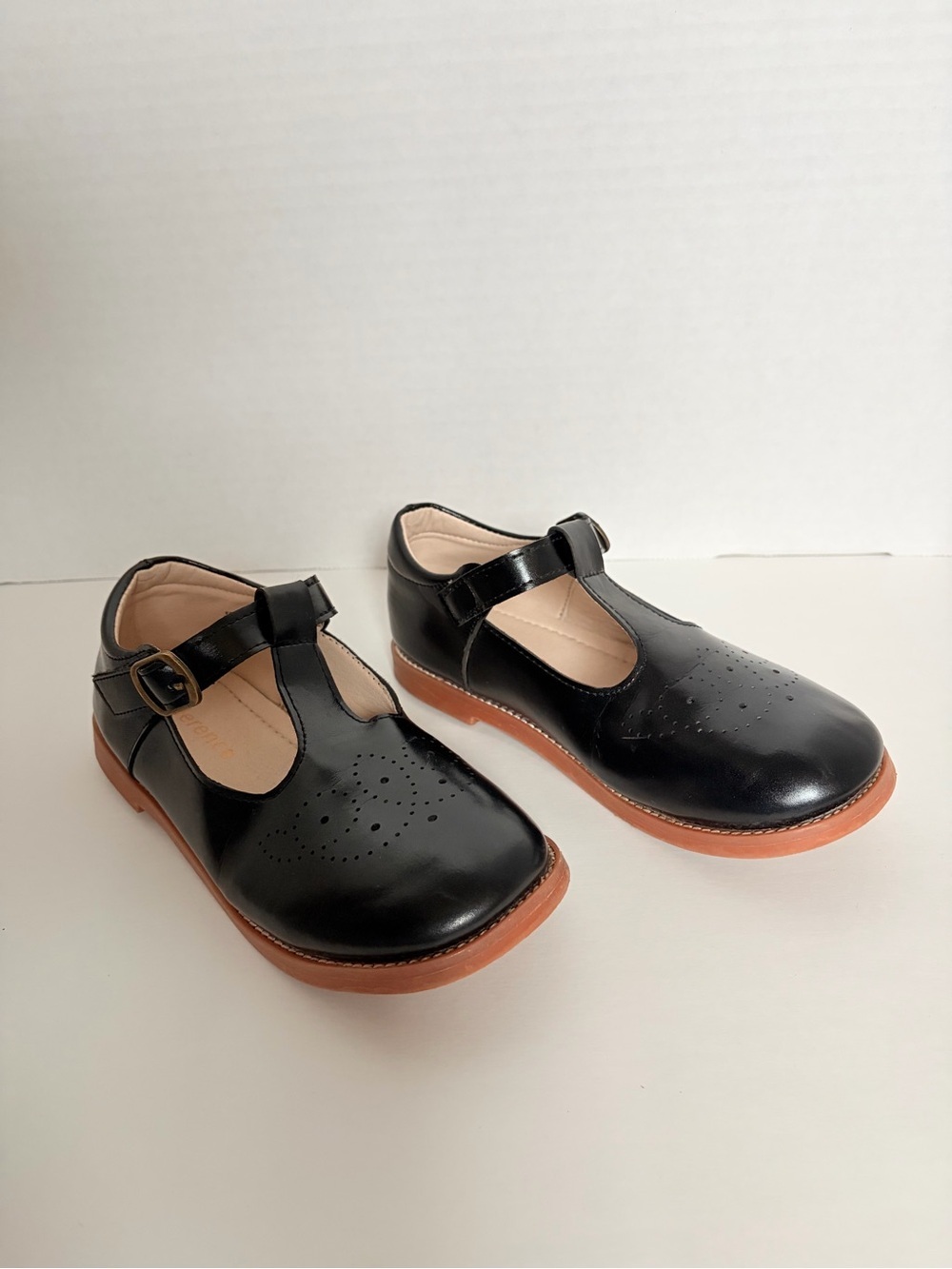 Mary Jane Dress Shoes School Uniform Round Toe Classic Black Girls Kids Size 1 - Picture 3 of 15